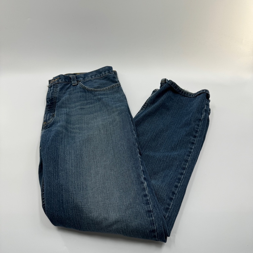 Roebuck & Co Relaxed Straight Jeans | Medium–Dark Wash | Zipper Fly | Men’s 36x3